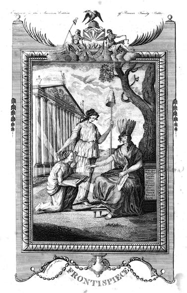“Features the highly patriotic illustration that pictorially affirmed the godly heritage and biblical basis of both the US Constitution and the United States itself.”)