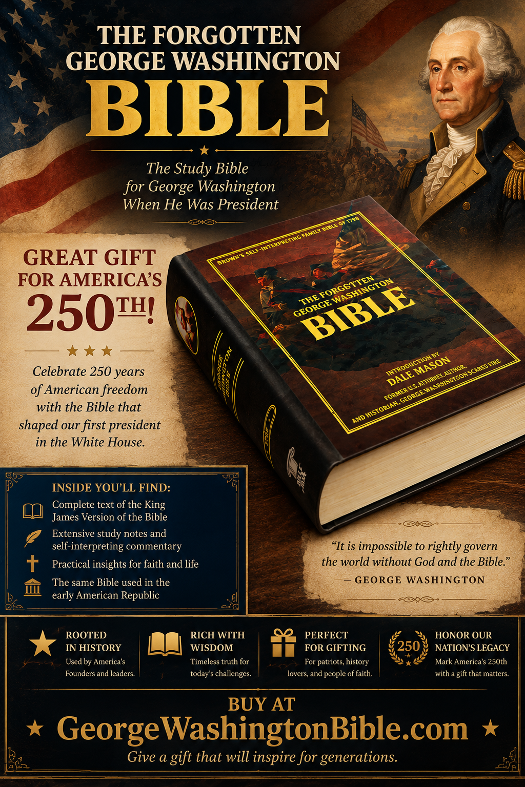 The Forgotten George Washington Bible, Hardback